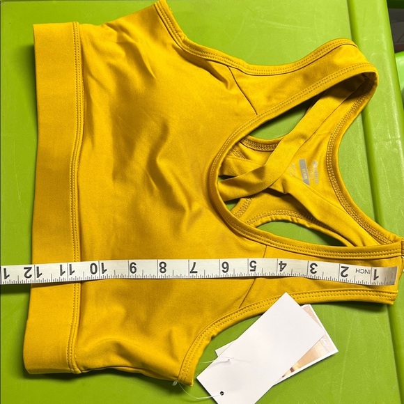New! Shadow Sport medium mustard padded sports bra. - Picture 9 of 9